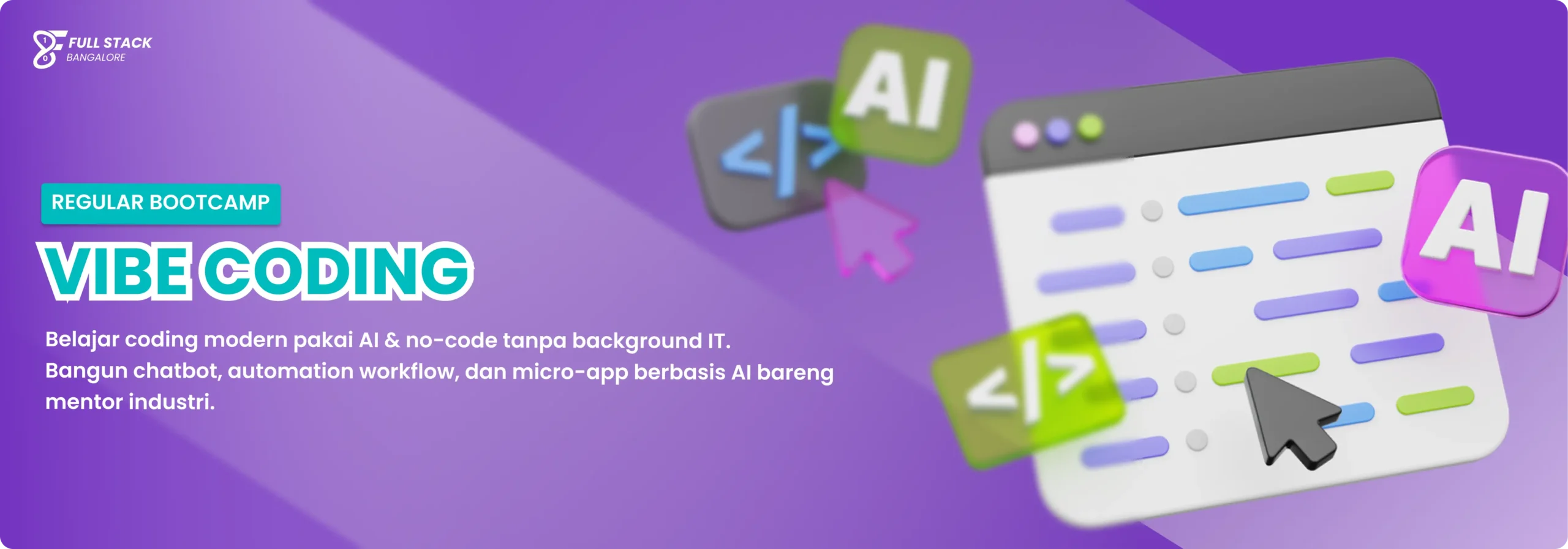 bootcamp vibe coding full stack bangalore banner